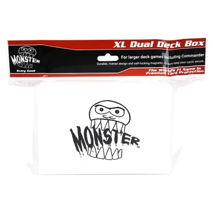 Deckbox Doble XL Monster Blanco