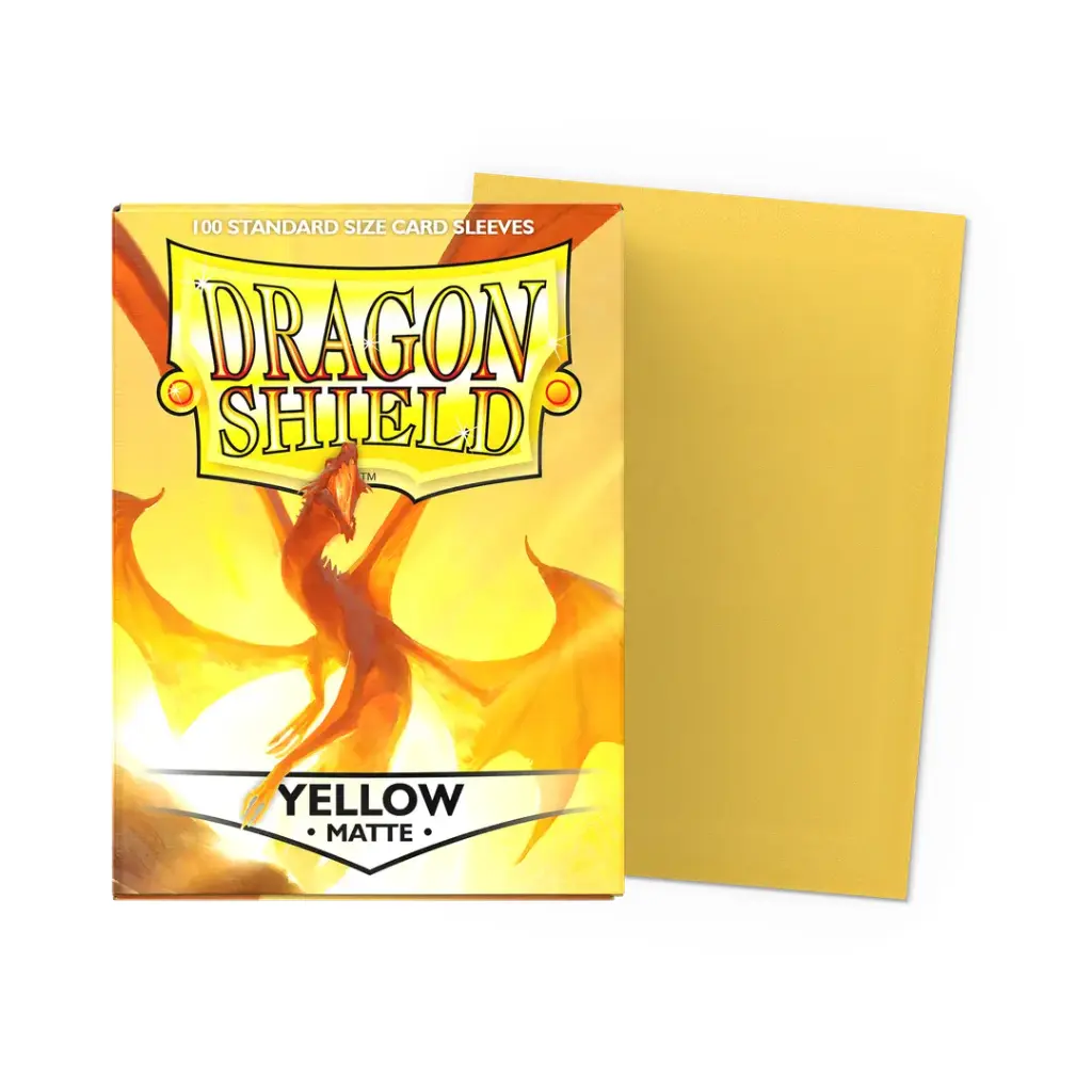 Dragon Shield Standard Sleeves Matte - Yellow 100ct