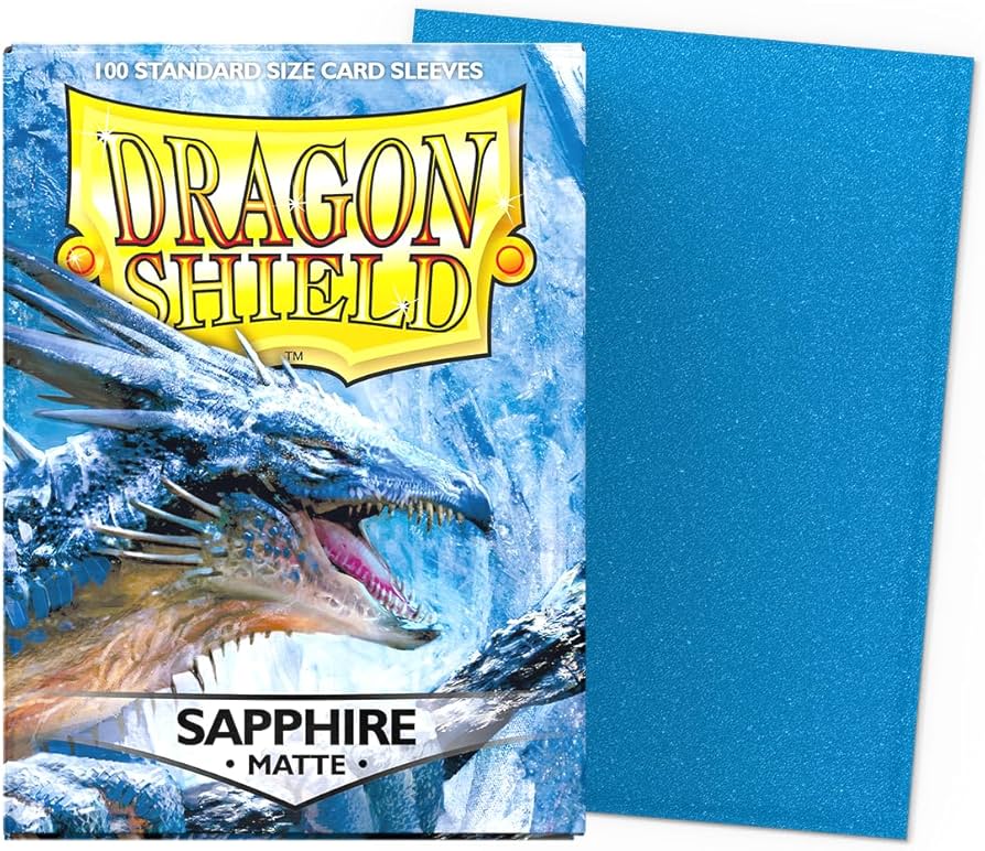 Dragon Shield Standard Sleeves Matte - Sapphire 100ct