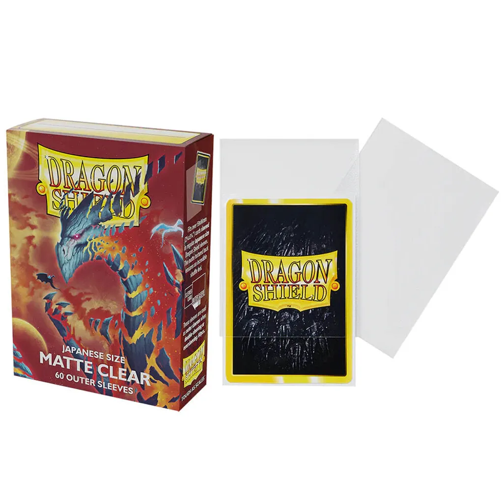 Dragon Shield Japanese Outer Sleeves Matte - Clear 60ct.