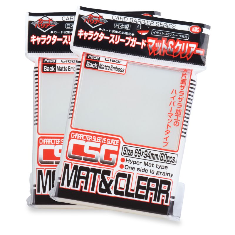 Oversleeves Character Sleeve Guard KMC - Mat & Clear (Standard Size)