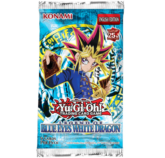 Yu-Gi-Oh! TCG 25th Anniversary - Legend of Blue Eyes White Dragon booster pack - SPANISH