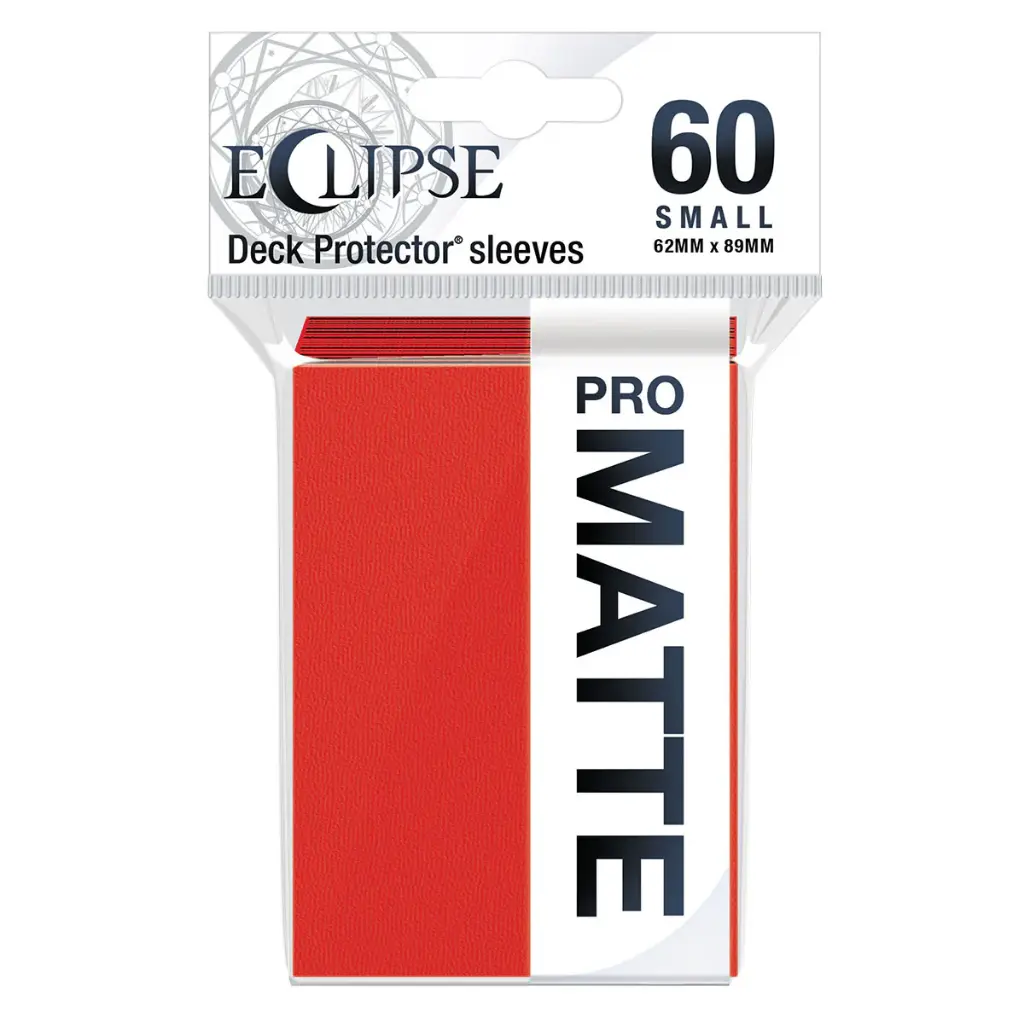 Ultra Pro Eclipse Matte Small Sleeves:  Apple Red