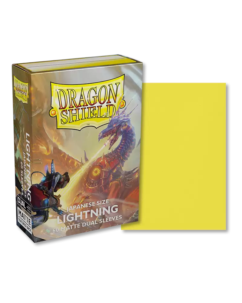 Dragon Shield Japanese Sleeves Lightning. 60ct.