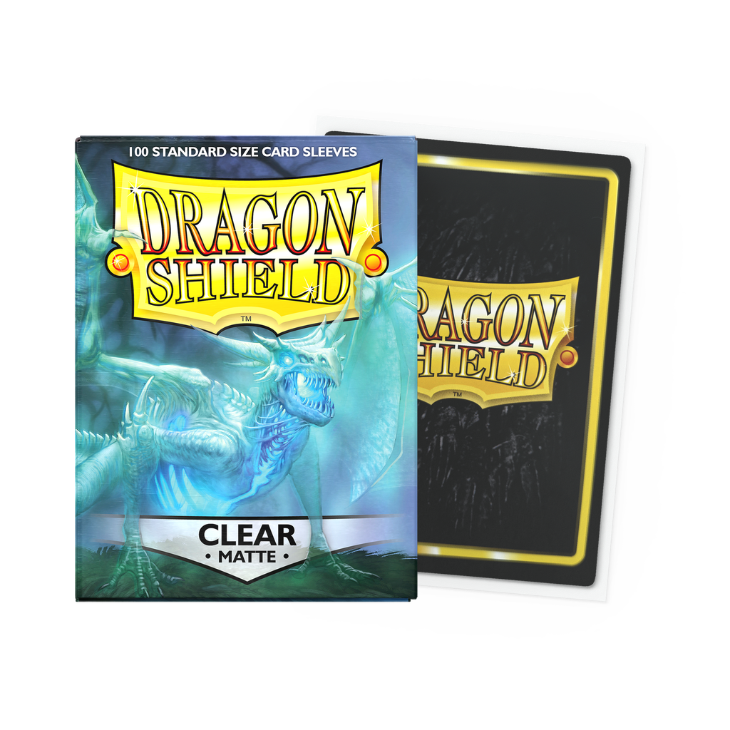 Dragon Shield Standard Sleeves Matte - Clear 100ct.