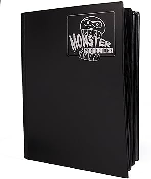Monster Protectors - Mega Monster Hard Cover 9-pocket binder - Matte Black 720cards