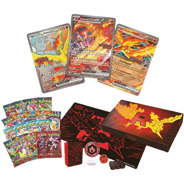 Pokemon TCG: Team Rocket's Moltres ex Ultra Premium Collection -ENGLISH-