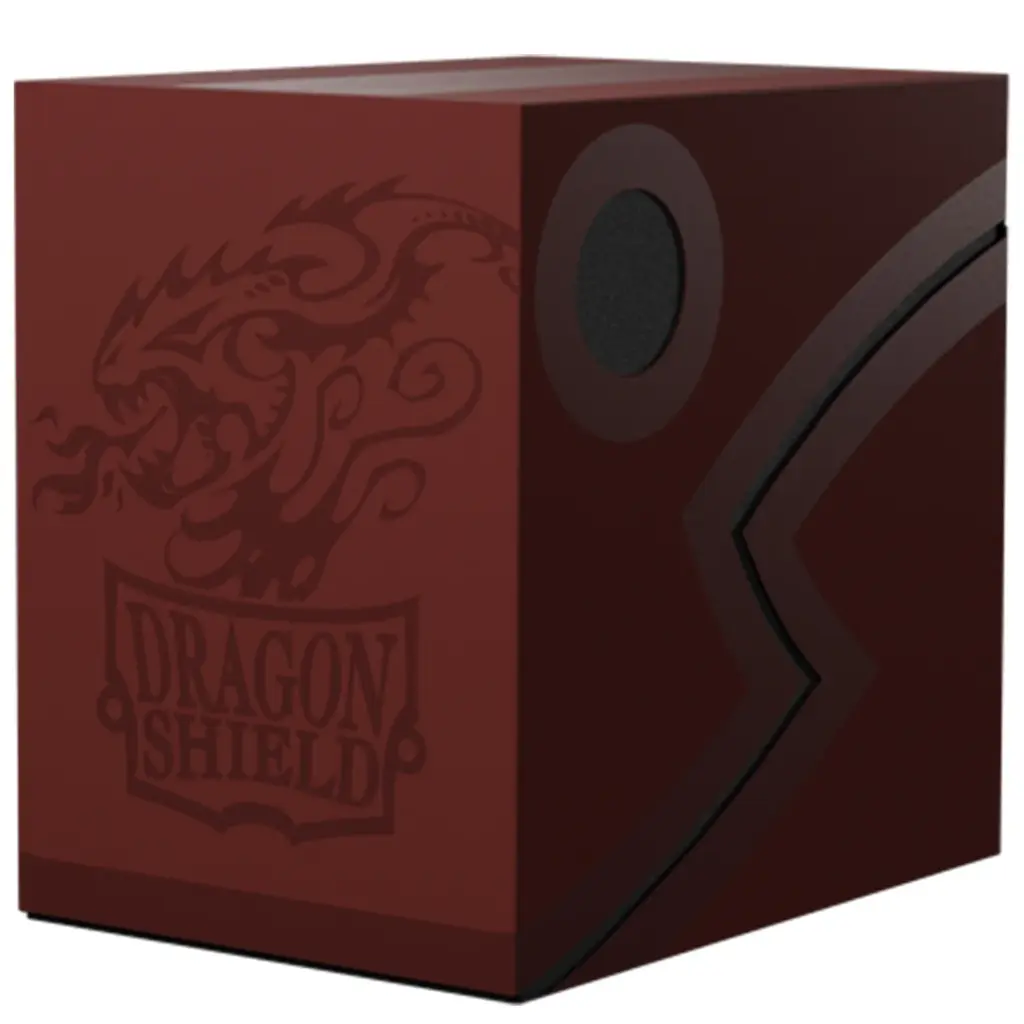 Deckbox Dragon Shield +150 Double Shell - Blood Red/Black 