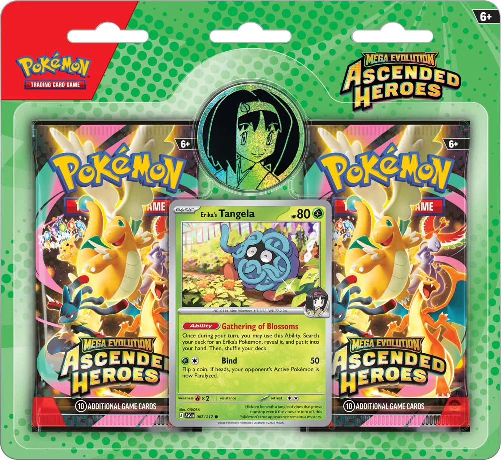 Pokémon TCG: Mega Evolution 2.5 - "Ascended Heroes" Collection - Erika- ENGLISH