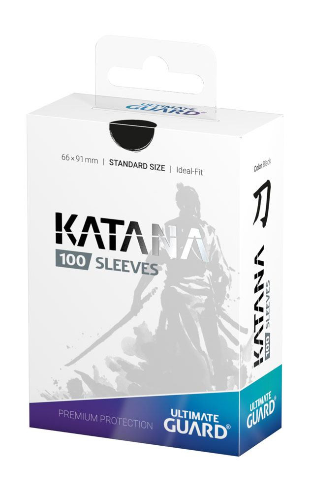 Ultimate Guard Katana Sleeves Standard Size Black 100ct.