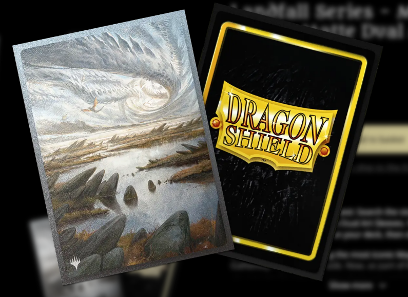 Dragon Shield Standard Size Sleeves Dual Art Matte 100ct. - Landfall Series - Marsh Flats