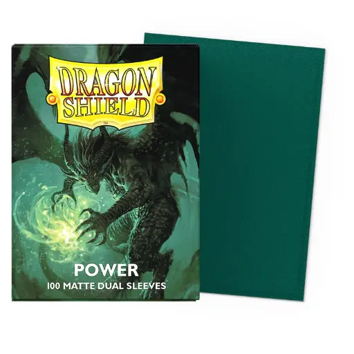 Dragon Shield Standard Sleeves Matte Dual - Power -100ct 